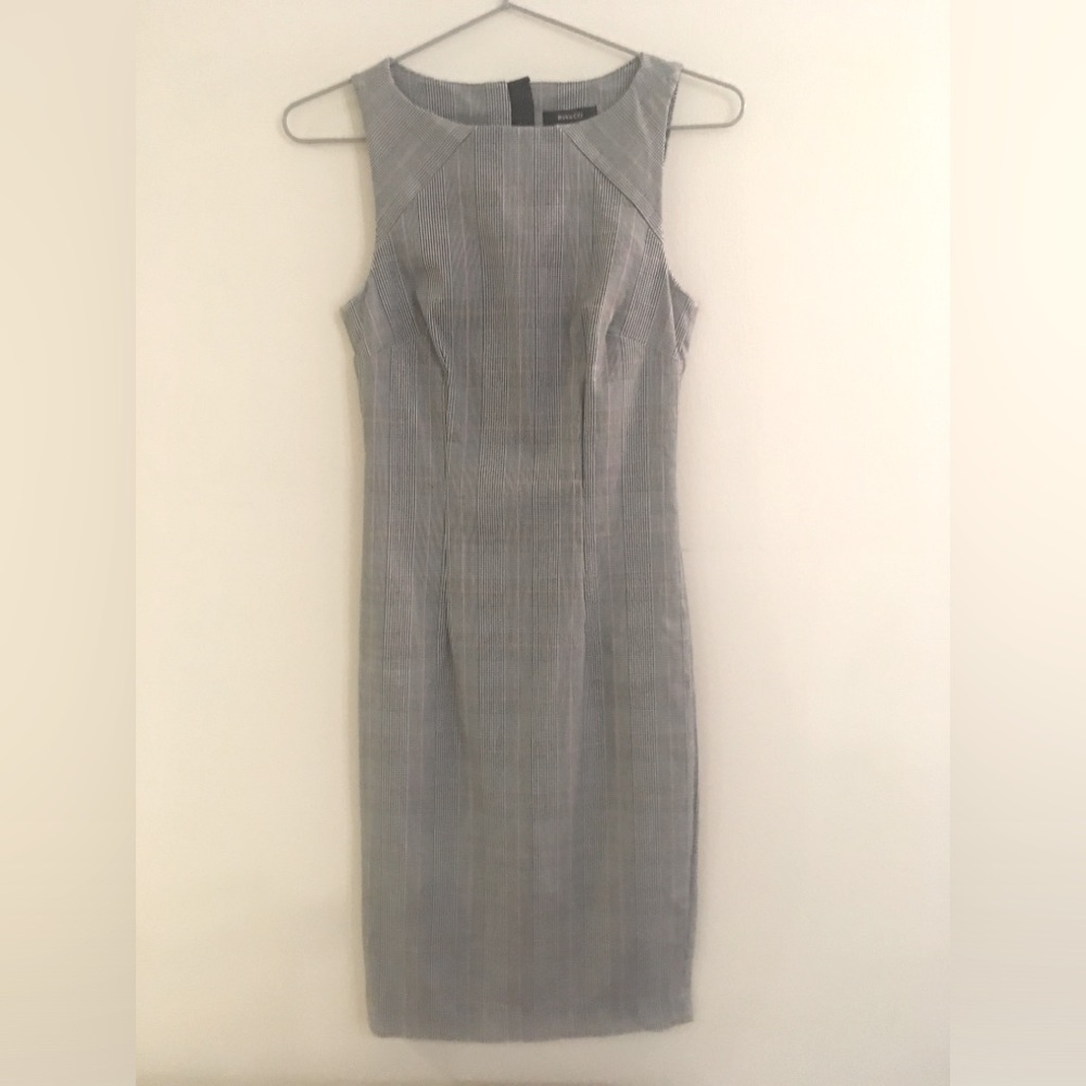 RW&CO. Gray Strapless Dress